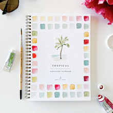 Load image into Gallery viewer, Tropical Watercolor Workbook