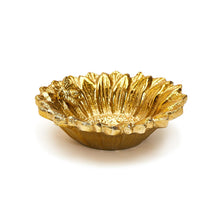 Load image into Gallery viewer, Golden Bee and Sunflower Trinket Tray