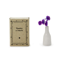Load image into Gallery viewer, Lovely Matchbox Vase with Flowers