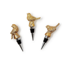 Load image into Gallery viewer, Golden Bird Bottle Stopper