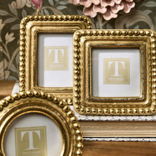 Load image into Gallery viewer, Beaded Texture Gold Photo Frames