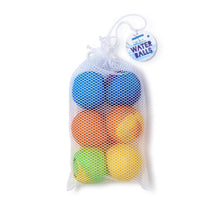 Load image into Gallery viewer, Splash Set of 6 Refillable Water Balls with Mesh Drawstring Bag