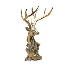 Load image into Gallery viewer, Gold Leef Deer Decor