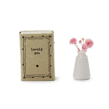 Load image into Gallery viewer, Lovely Matchbox Vase with Flowers