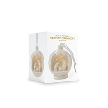 Load image into Gallery viewer, Nativity Scene Light-Up Keepsake Ornament with Stand in Gift Box