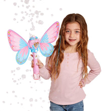 Load image into Gallery viewer, Fairy Butterfly LED Illuminating Bubble Wand Blower