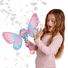 Load image into Gallery viewer, Fairy Butterfly LED Illuminating Bubble Wand Blower