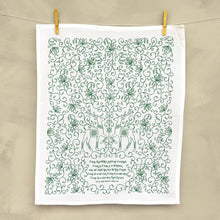 Load image into Gallery viewer, O Come All Ye Faithful Christmas Tea Towel