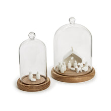 Load image into Gallery viewer, Cloche with Ball Handle and Wood Base