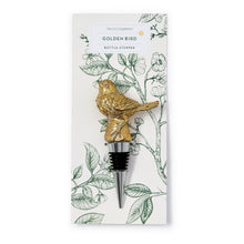 Load image into Gallery viewer, Golden Bird Bottle Stopper