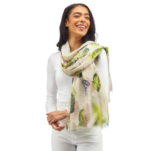 Load image into Gallery viewer, Feather Printed Scarf