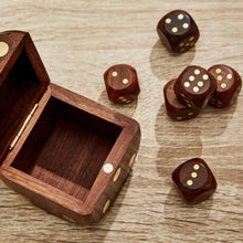 Load image into Gallery viewer, Dice Box with 6 Dice