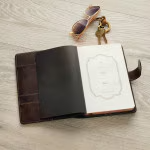 Load image into Gallery viewer, Man of God Espresso Brown Faux Leather Journal Cover with Magnetic Closure