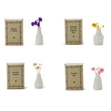 Load image into Gallery viewer, Lovely Matchbox Vase with Flowers