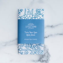 Load image into Gallery viewer, Turn Your Eyes Upon Jesus Hymn Tea Towel