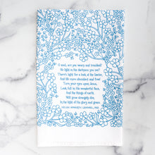 Load image into Gallery viewer, Turn Your Eyes Upon Jesus Hymn Tea Towel
