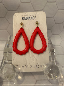 Radical Radiance Clay Store Dangle Earrings