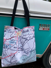 Load image into Gallery viewer, Sale Maryville, Tennessee Vintage Map Tote