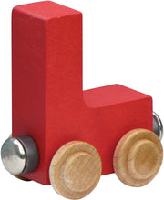 Load image into Gallery viewer, Letter L- Bright Colored Wooden Name Train