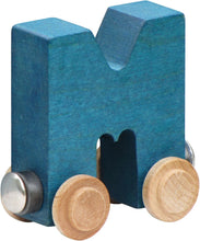 Load image into Gallery viewer, Letter M- Bright Colored Wooden Name Train