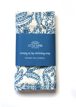 Load image into Gallery viewer, Leaning on the Everlasting Arms- hymn tea towel
