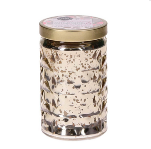 Sweet Grace Collection Small Mercury Glass Jar Candle #022