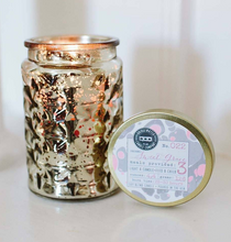 Load image into Gallery viewer, Sweet Grace Collection Small Mercury Glass Jar Candle #022