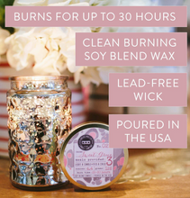 Load image into Gallery viewer, Sweet Grace Collection Small Mercury Glass Jar Candle #022