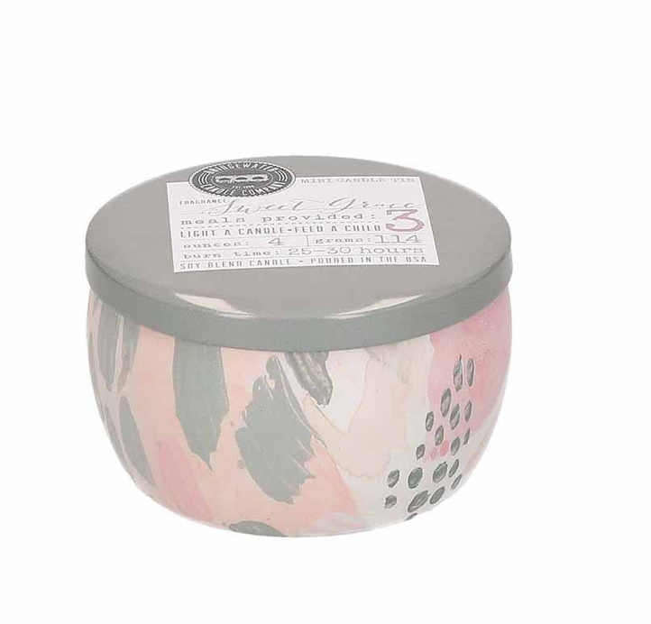 Sweet Grace Collection Mini Candle Tin