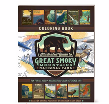 Load image into Gallery viewer, Illustrated Guide to Great Smoky Mountains National Park- Coloring Book