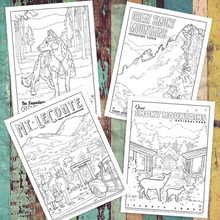 Load image into Gallery viewer, Illustrated Guide to Great Smoky Mountains National Park- Coloring Book