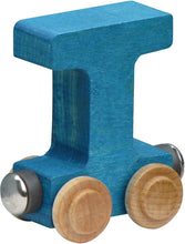 Load image into Gallery viewer, Letter T- Bright Colored Wooden Name Train