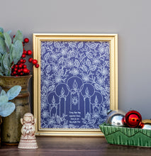 Load image into Gallery viewer, Come Thou Long Expected Jesus Hymn Art Print
