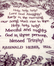 Load image into Gallery viewer, Holy, Holy, Holy! Hymn Tea Towel