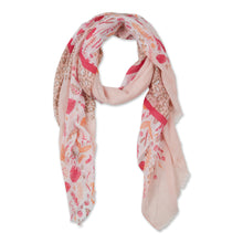 Load image into Gallery viewer, Floral Leopard Print Scarves
