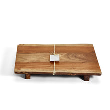 Load image into Gallery viewer, Elevated Acacia Wood Serving Board