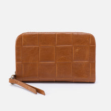Load image into Gallery viewer, Eliza Small Zip Around Card Case in Truffle