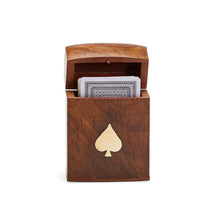 Load image into Gallery viewer, The Turf Club Playing Card Set in Hand-Crafted Wooden Box