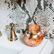 Load image into Gallery viewer, Sweet Grace Small Mercury Glass Bulb Candle #008