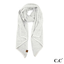 Load image into Gallery viewer, C.C. Brand Bias Cut Scarf Featuring Whipstitch Trim
