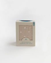 Load image into Gallery viewer, SALE-Taupe Cross Cotton Muslin Changing Pad Cover