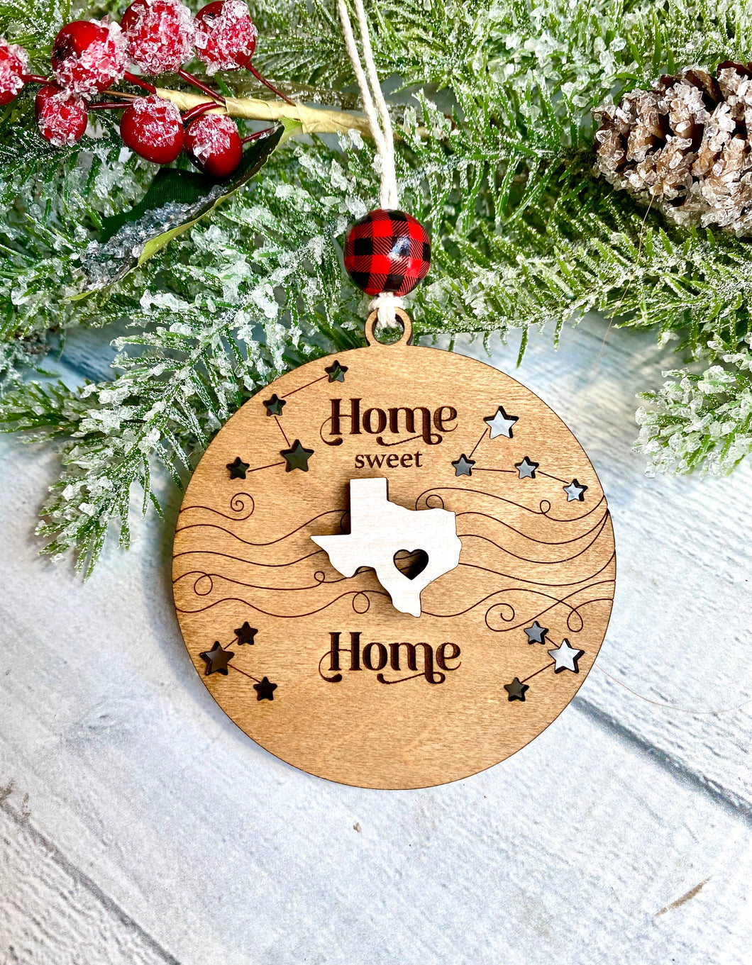 Home Sweet Home Tennessee Christmas Ornament