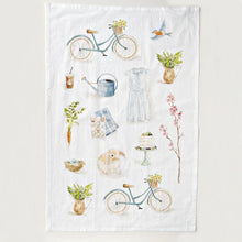 Load image into Gallery viewer, Springtime tea towel
