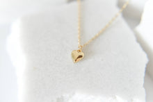 Load image into Gallery viewer, Blakely dainty bubble heart necklace 18k gold plated 
