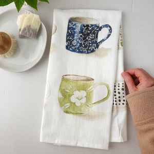Tea towel - mugs
