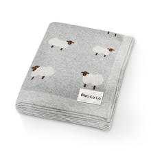 Load image into Gallery viewer, 100% Luxury Cotton Swaddle Receiving Baby Blanket - Sheep: Pink
