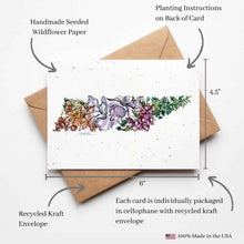 Load image into Gallery viewer, Tennessee Plantable Greeting Card
