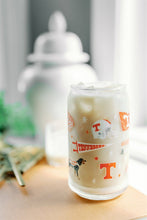 Load image into Gallery viewer, University of Tennessee Glass Cup, dishwasher safe
