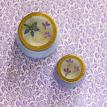 Load image into Gallery viewer, Accent Watercolor Pressed Floral Candle - Berry Fig
