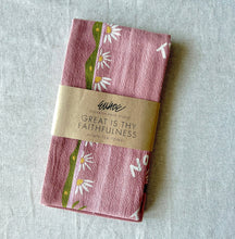 Load image into Gallery viewer, Great is Thy Faithfulness Hymn Tea Towel
